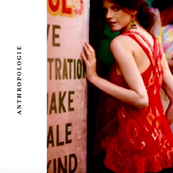 Anthropologie Tops - Anthropologie Fei Criss Cross Tank Tunic